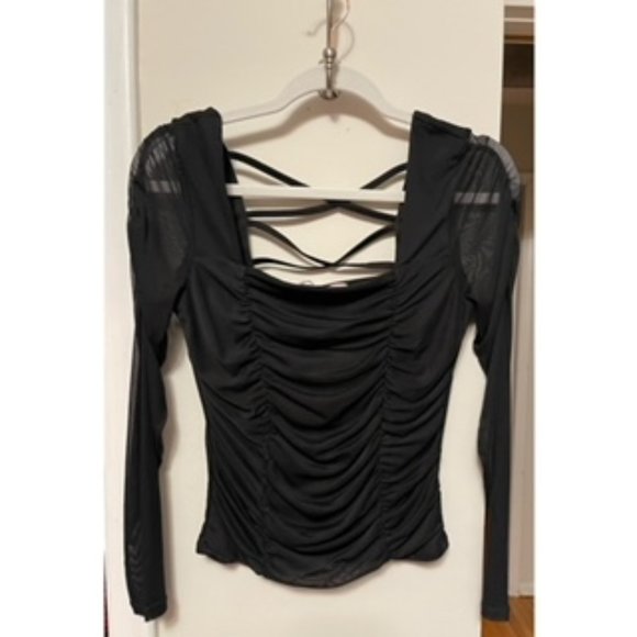 Crave Fame - Black Blouse - Picture 1 of 3